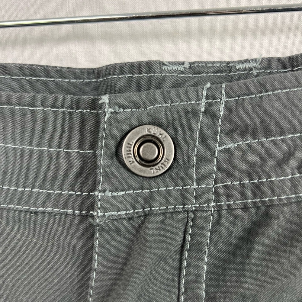 KÜHL Cargo Shorts Womens 18 Dark Grey Outdoor Hiking Pockets Durable Travel - Picture 3 of 16